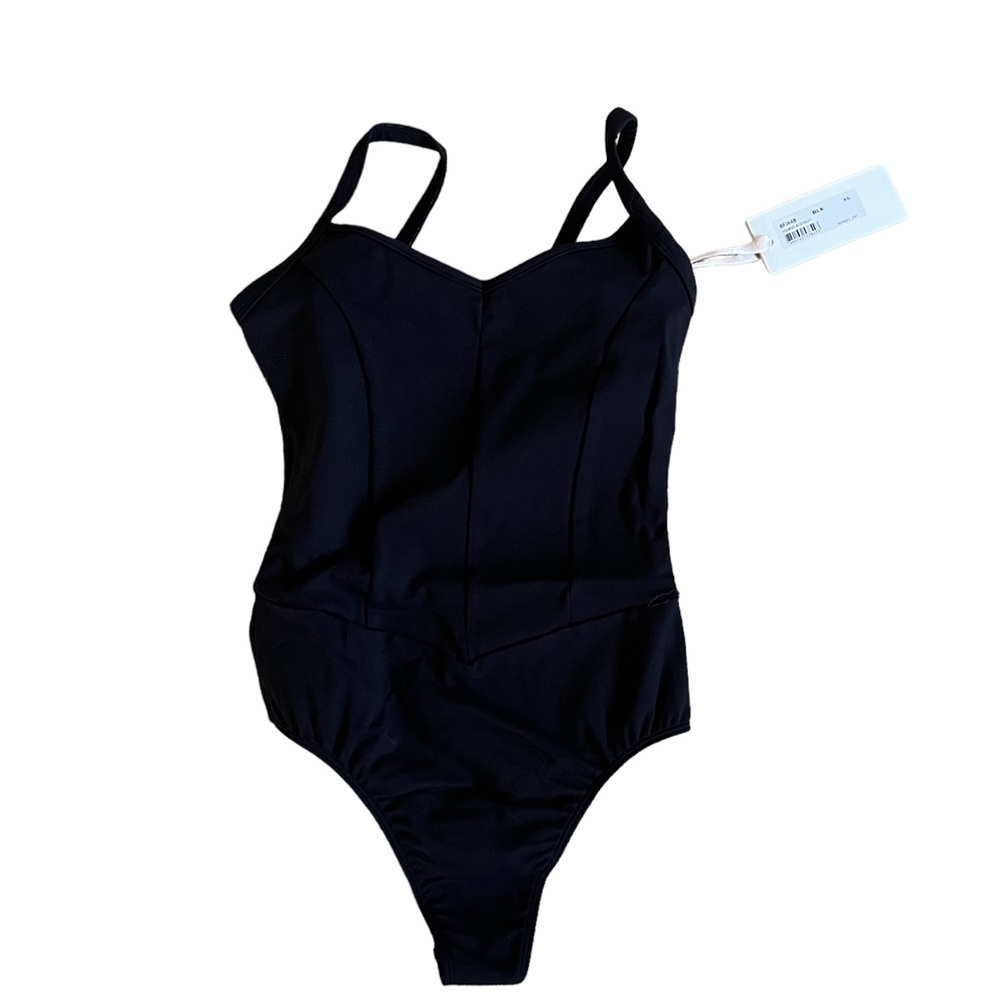 Brand New ZISE Bloch Black Bodysuit Tags attached XS